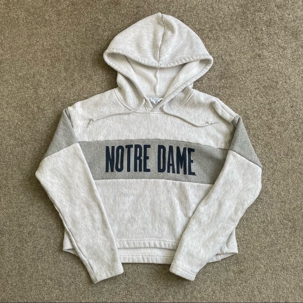Cropped Notre Dame Sweatshirt